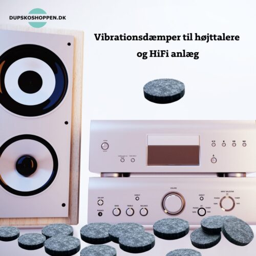 Vibrationsdämpare för högtalare etc.